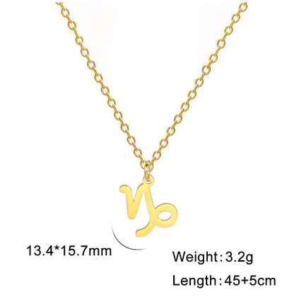 Star Sign Zodiac Necklace
