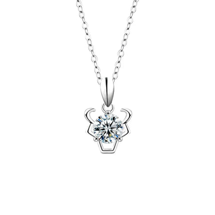 Moissanite Zodiac Necklace
