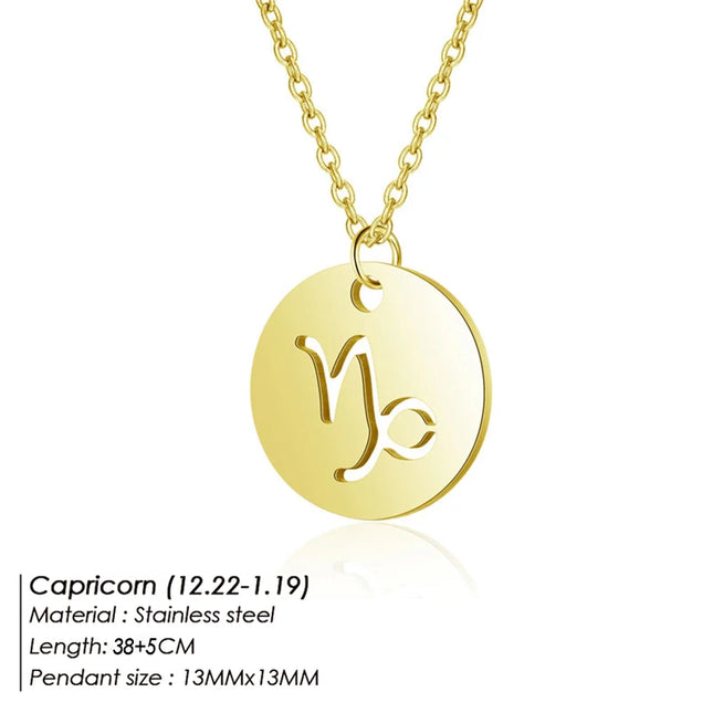 Zodiac Pendant Necklace
