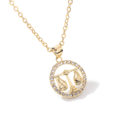 Zodiac Zircon Necklace