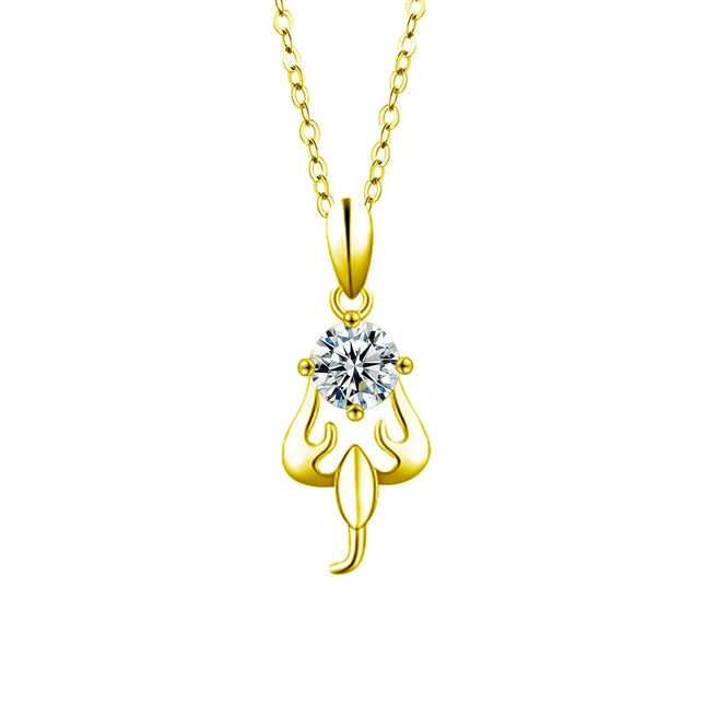 Moissanite Zodiac Necklace