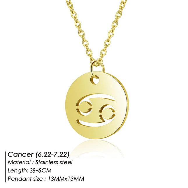 Zodiac Pendant Necklace