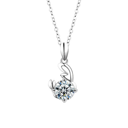 Moissanite Zodiac Necklace