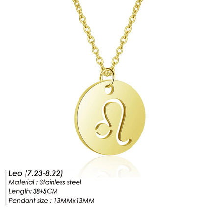 Zodiac Pendant Necklace