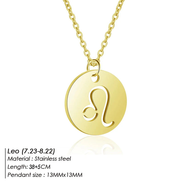 Zodiac Pendant Necklace