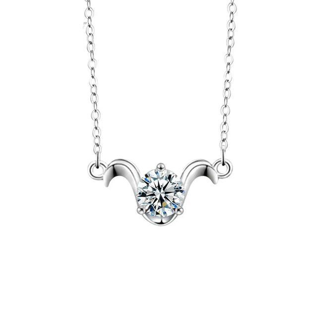 Moissanite Zodiac Necklace