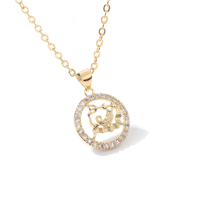 Zodiac Zircon Necklace