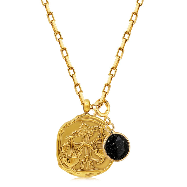 Birthstone Zodiac Necklace