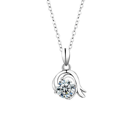 Moissanite Zodiac Necklace