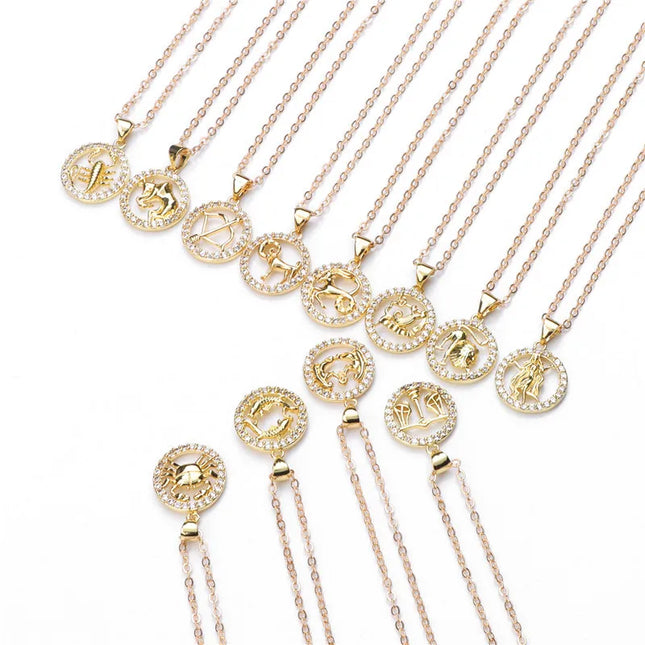 Zodiac Zircon Necklace