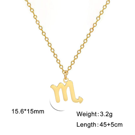 Star Sign Zodiac Necklace