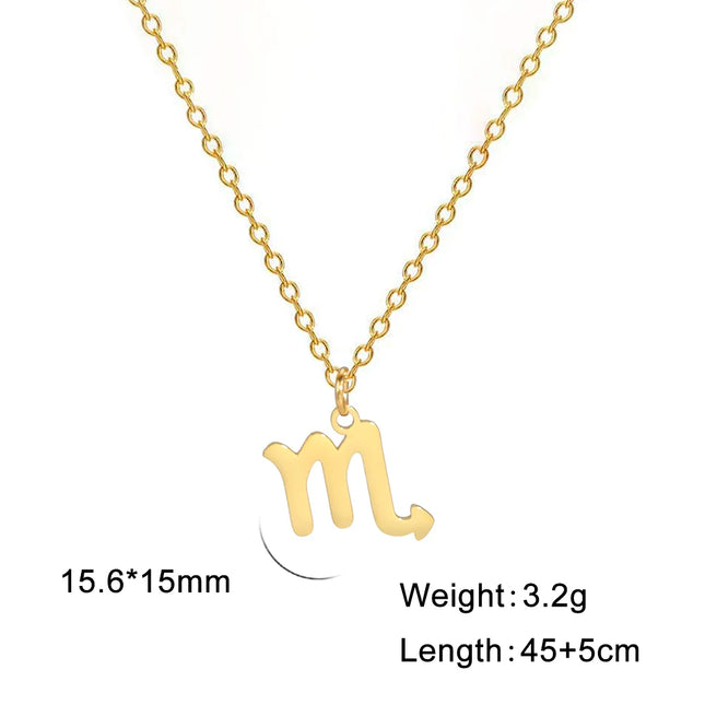 Star Sign Zodiac Necklace