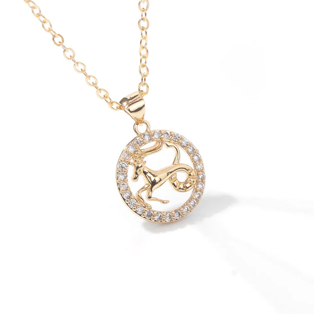 Zodiac Zircon Necklace