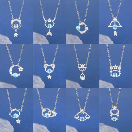 Zodiac Moon Necklace