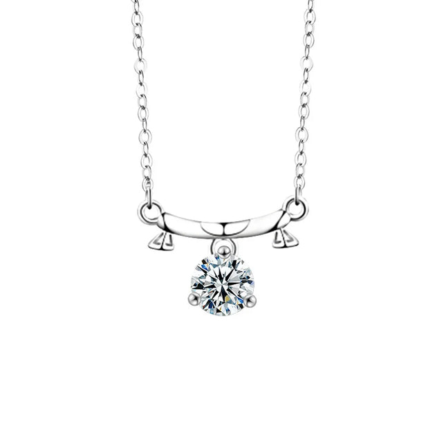 Moissanite Zodiac Necklace