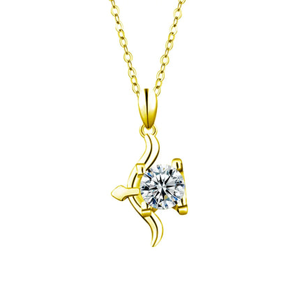Moissanite Zodiac Necklace
