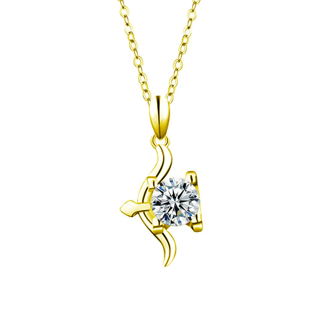 Moissanite Zodiac Necklace