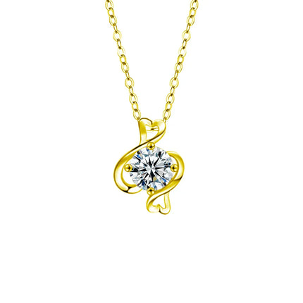 Moissanite Zodiac Necklace