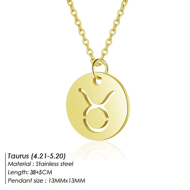 Zodiac Pendant Necklace