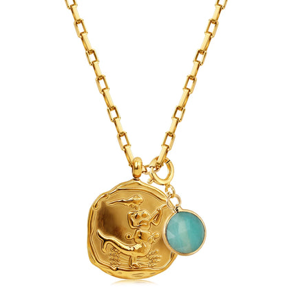 Birthstone Zodiac Necklace