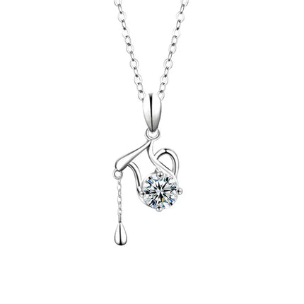 Moissanite Zodiac Necklace