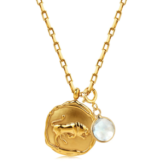 Birthstone Zodiac Necklace