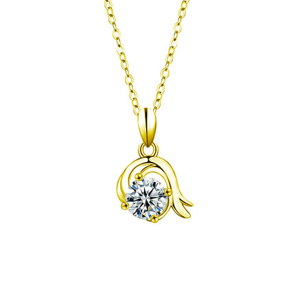 Moissanite Zodiac Necklace