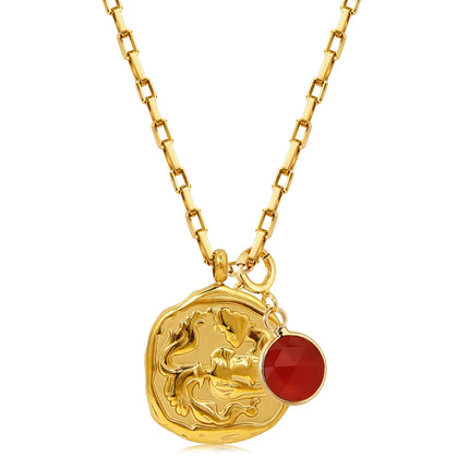 Birthstone Zodiac Necklace