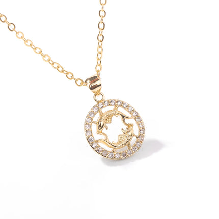 Zodiac Zircon Necklace