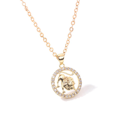 Zodiac Zircon Necklace