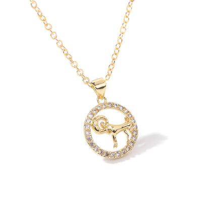 Zodiac Zircon Necklace