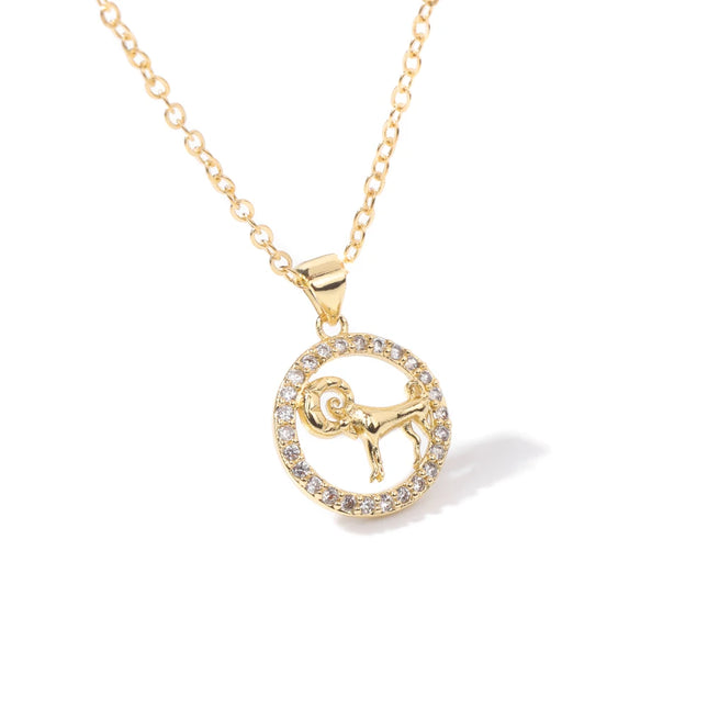 Zodiac Zircon Necklace