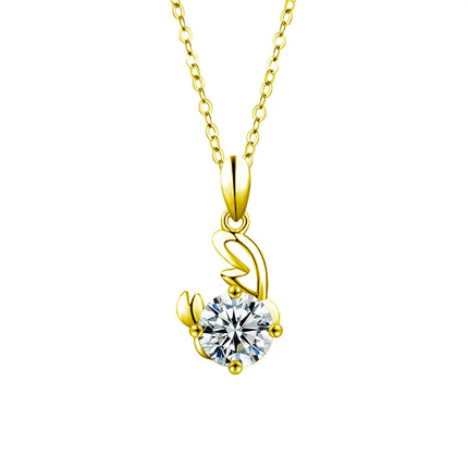 Moissanite Zodiac Necklace