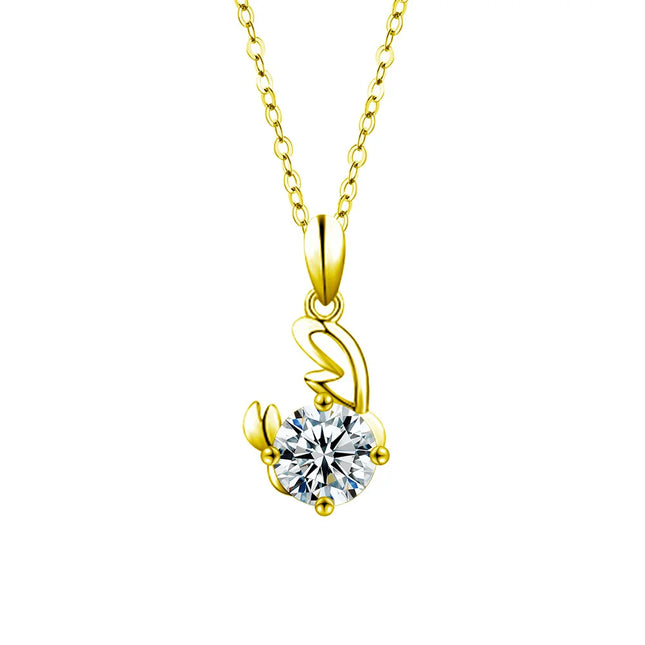 Moissanite Zodiac Necklace
