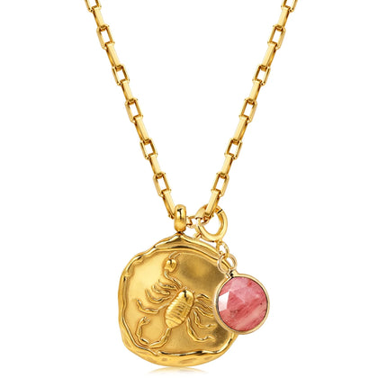 Birthstone Zodiac Necklace