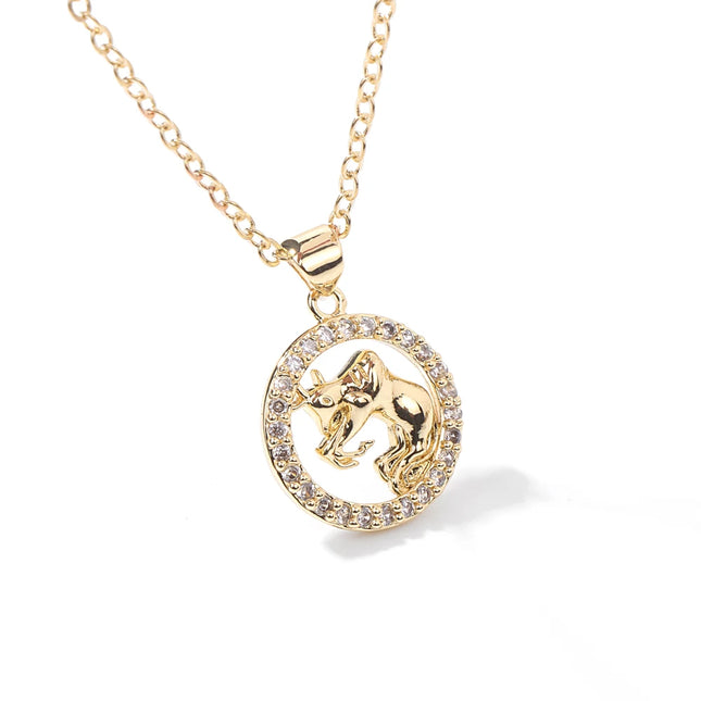 Zodiac Zircon Necklace