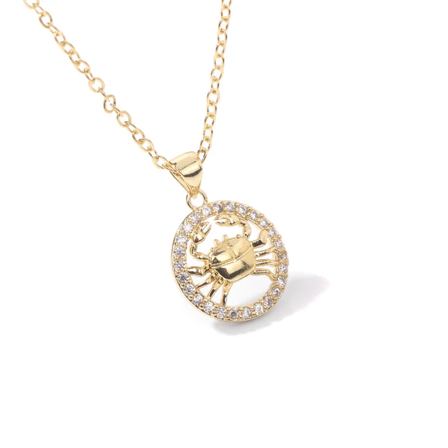 Zodiac Zircon Necklace